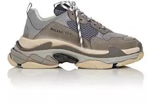 sneakers chaussure de balenciaga mode cool gray